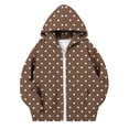 thumbnail image 7 of Asgosdo Polka Dot Jackets for Girls Zip Long Sleeve Cute Lightweight Hooded Jacket with Pocket Size 4-12Y, 7 of 7