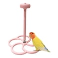 thumbnail image 5 of mdesiwst 360-degree Rotating Bird Perch Stand Toy 3D Printed Interactive Exercise Wheel Spinning Parrot Toy for Parakeets Budgies Lovebirds Finch Conures Cage Accessories, 5 of 8