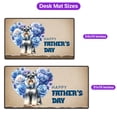 thumbnail image 5 of Schnauzer Proud Dad Happy Father's Day Desk Mat Full Keyboard Mouse Pad Miniature Schnauzer Dog Lover Large Mousepad - 02008, 5 of 5