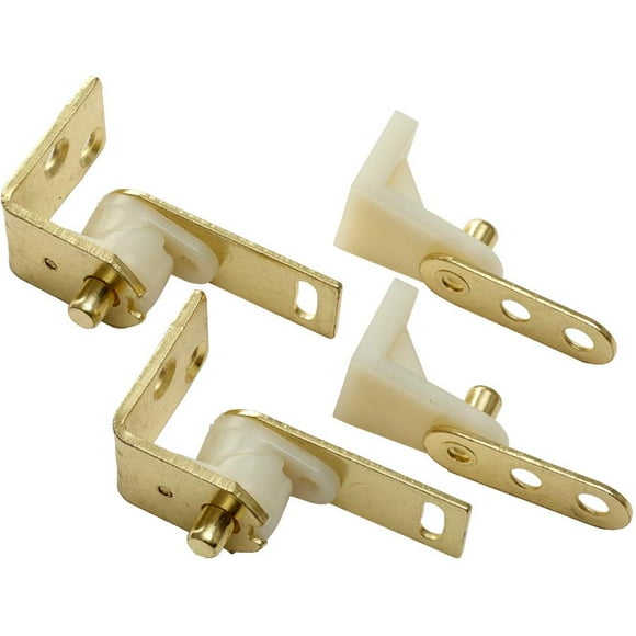 2 Pack Brass Cafe Door Hinges