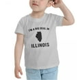 thumbnail image 3 of I'm A Big Deal in Illinois Cute Toddler T Shirts for Boys Girls (Gray, 4T), 3 of 5