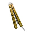 thumbnail image 2 of Retro 5 Color Butterfly Comb Metal Tooth Training Practicing Brush Styling Tool, 2 of 10
