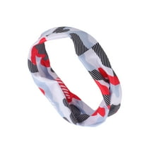Unique Bargains 1 Pc Camouflage Print Headband for Yoga Blue Black White