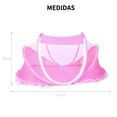 thumbnail image 4 of Cuna Moisés Plegable Portátil Mosquitero Bebe Colchon Pitipa JL107, 4 of 5