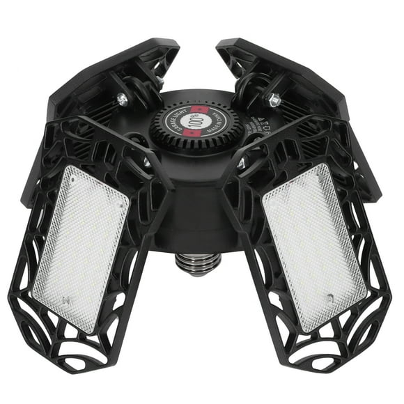 Working Light, IP65 Waterproof Ceiling Lamp, Adjustable Wide-angle for Workshops Garages Basements Warehouses