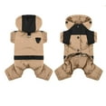 thumbnail image 2 of Warm Dog Four-Legged Cotton Coat - Sizes 9.6In,11.2In,12.8In,14.4In,16In,17.2In Thick Cotton-Padded - For Small Medium Large Dogs Winter Indoor & Outdoor Wear, 2 of 3