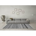 thumbnail image 3 of Ahgly Company Indoor Square Abstract Gray Modern Area Rugs, 8' Square, 3 of 4