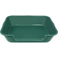 thumbnail image 3 of 1 Pack of Extra Large Cat Litter Box (ABS Material), Low Entry Senior Litter Pen for Geriatric Kitty Big Cats, Jumbo Pet Safe Litter Boxes Tray for Indoor Pets Potty (Green, 24" L x 20" W), 3 of 15