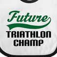 thumbnail image 4 of Inktastic Future Triathlon Champ Boys Baby Bib, 4 of 4