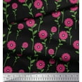 thumbnail image 2 of Soimoi Cotton Duck Fabric Leaves & Floral Clip Art Decor Fabric Printed Yard 42 Inch Wide, 2 of 3