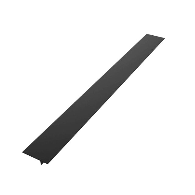 Tapete de silicona para cocina, resistente al polvo y al agua, para sellar grietas, color negro, 1 unidad de 25 pulgadas