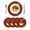 Red, variant on Round 15 Inch Placemats Set of 4, HeatResistant Non Slip Place Mats for Dining Table, Wipeable Braided Kitchen Table Mats for Housewarming