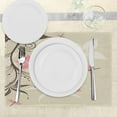 thumbnail image 3 of Ambesonne Flower Art Place Mats Set of 4, Flying Dragonflies, Standard Size, Brown Tan, 3 of 6