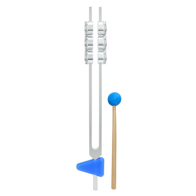 Diapasón con martillo, aleación de aluminio de 32 HZ, diapasón de aleación de aluminio, diapasón, terapia de diagnóstico, uso conveniente