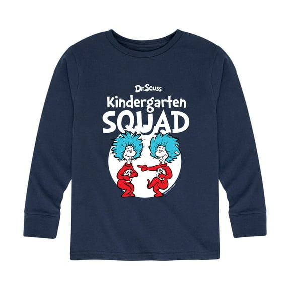 Dr. Seuss - Kindergarten Squad - Youth Long Sleeve Graphic T-Shirt
