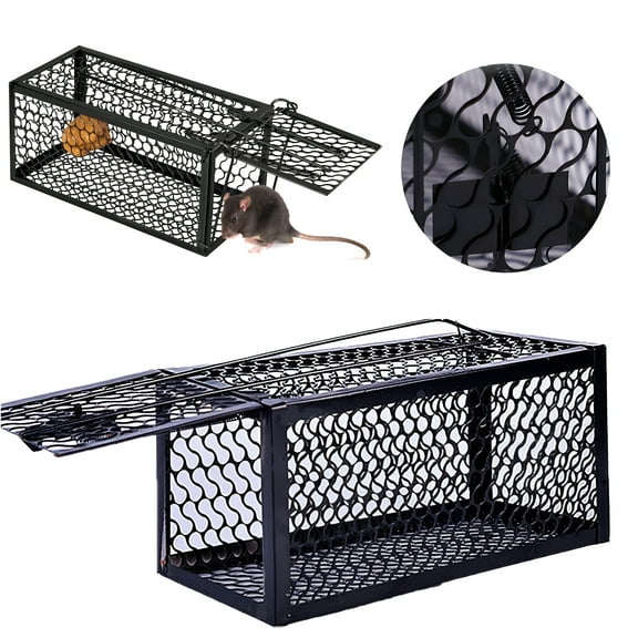 LAMIRO Chipmunk Mousetrap,Squirrel Trap,Small Live Animal Trap,Mouse Mousetrap Live Cage,Easy Catch and Release,Animal Trap Cage Control