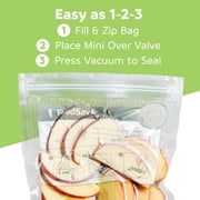 FoodSaver Mini Handheld Vacuum Sealer, Marinate Setting, Cordless Vacuum Sealer with Charging Dock, Black