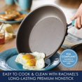 thumbnail image 4 of Rachael Ray Cucina Nonstick Cookware Pots and Pans Set, 12 Piece, Agave Blue, 4 of 7