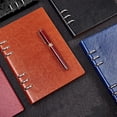 thumbnail image 2 of Lubelski A5 6-Ring Binder Notebook Faux Leather Office Writing Journal Diary Planner, 2 of 8