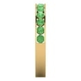 thumbnail image 4 of 0.39 ct Brilliant Round Cut Simulated Green Diamond 14k Yellow Gold Stackable Band SZ 10.5, 4 of 6