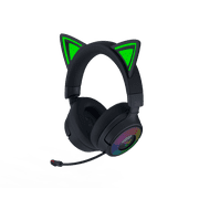 Open Box Razer Kraken Kitty V3 Pro Wireless RGB Kitty Headset for Gaming and Streaming, Black