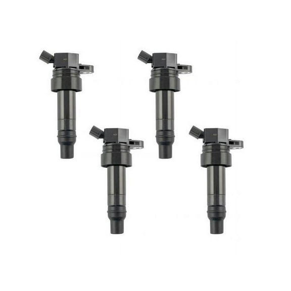 Ignition Coil Set 4 Piece - Compatible with 2014 - 2016 Kia Forte5 1.6L 4-Cylinder Turbocharged 2015