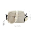 thumbnail image 3 of Bandolera de hombre Mochila de nylon impermeable para el pecho, Messenger de hombro ligera de 0,22 lb, mochila deportiva de viaje espaciosa para exteriores con puerto para auriculares, 3 of 6