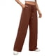 thumbnail image 1 of Pantalones Deportivos Anchos de Cintura Alta para Mujer, Holgados y con Cordón, A para Adolescentes Naranja Rojo XXL, 1 of 10