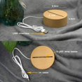 thumbnail image 3 of 3D Small Night Light Creative Small Table Lamp Bedroom, 3 of 7