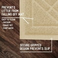 thumbnail image 2 of GFDYREE Non-Slip Padded Mesh Kitty Litter Mat Trapping Tray for Cats and Kittens (Beige, Small), 2 of 7