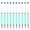 candy mint green, variant on 10 Pcs Black Inks Pen Beadable Ballpoint Pen Multicolor Beadable Pen 1.0mm Bead Pen Smooth Writing Pen Novelty Pen