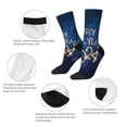 thumbnail image 4 of Balery Beautiful New Year 2024 Calcetas Largas con Estampado para Hombre y Mujer – Suaves y Transpirables, Talla Única (US 5-11), 4 of 6