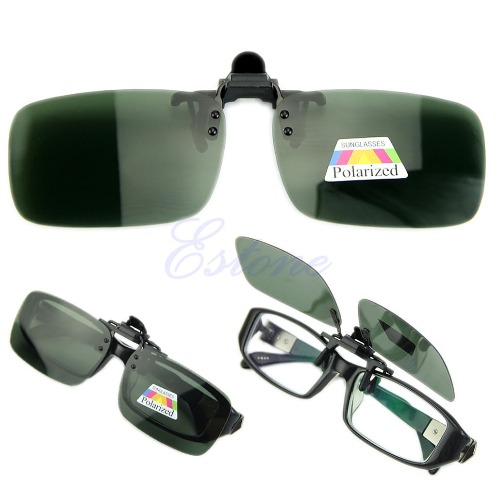 Driving Night Vision Clip-on Flip-up Lens Sunglasses Glasses Cool Eyewear HOT VR
