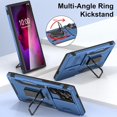 thumbnail image 6 of Samsung Galaxy S24 Ultra Case with Slide Camera Cover Shockproof Phone Case with 360°Rotate Magnetic Ring Stand for Galaxy S24 Ultra 6.8 inch - Blue, 6 of 14