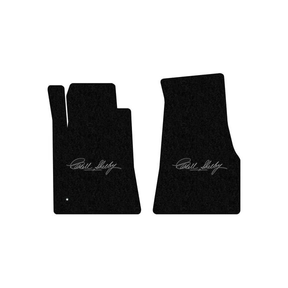 Lloyd Mats Custom Fit Floor Mats for Shelby Mustang 2007 LogoMat 2Pc Set Black