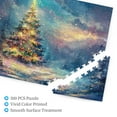 thumbnail image 3 of 500 PCS Starry Night Christmas Tree jigsaw puzzles 500 pieces Tree,Challenging Brain Exercise,Charm Holiday gifts,High difficulty puzzle,Gift for Tree Lovers,Stunningly Vibrant Colors,Funny Puzzle, 3 of 6