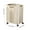 White-333, variant on Yulucky Plastics Organization,Foldable Laundry Basket with Wheels & Handle 17.05x13.39x10.24in Portable Multi Functional Storage Hamper for Clothes Toys