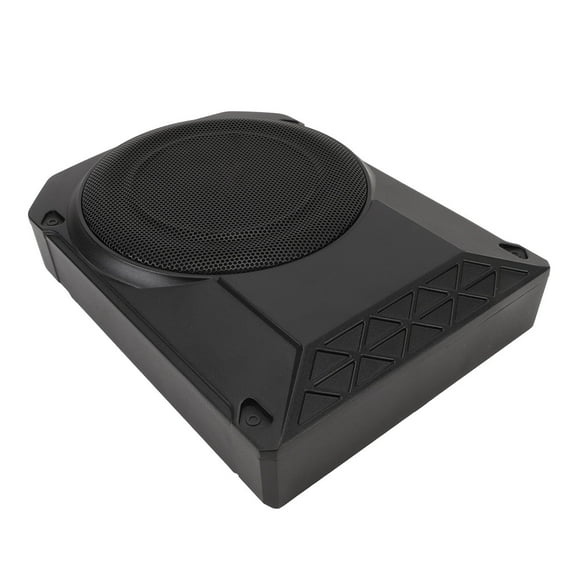 10 Inch Active Subwoofer, Under Subwoofer 2.5 Ohms Powerful 800W with Remote Control for Car Sound System