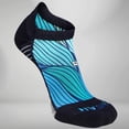 thumbnail image 3 of Zensah Abstract Waves Socks (No Show) S / Blues, 3 of 3