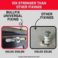 thumbnail image 2 of Bullfix Drywall Hole Repair Kit, Anchors, Screws, Drill Bit, Metal, Supports up to 255 lbs, 4 pack, 2 of 8