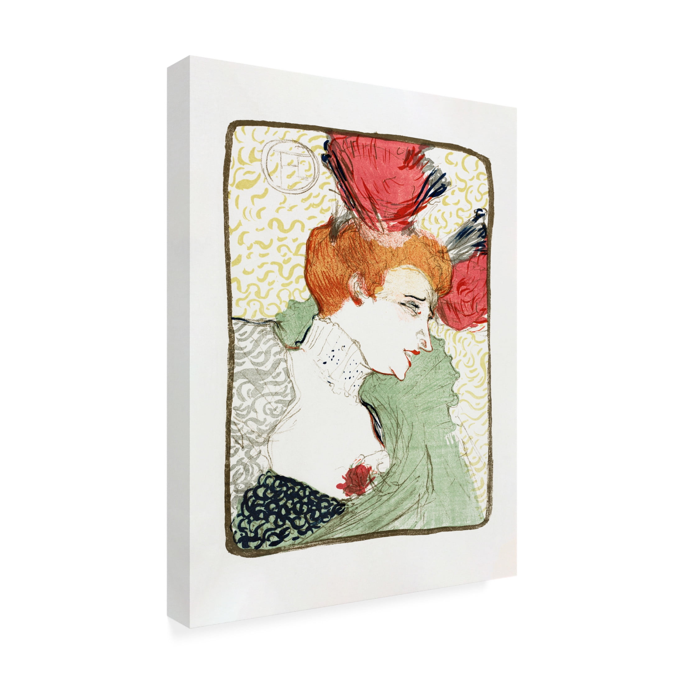 Trademark Fine Art Pictufy Bust of Mademoiselle Lender 1895 Canvas Wall Art