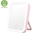 thumbnail image 1 of Portable LED Makeup Mirror with 3 Adjustable Light Settings, 1x Large Cordless Lighted Vanity Mirror for Travel, 1 of 1