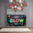 thumbnail image 4 of Neon Theme LET'S GLOW CRAZY Fun Party Banner for Night Event Celebration Indoor Use, 4 of 9