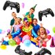 thumbnail image 4 of Controlador de juego Party Balloon Gejoy, lámina de aluminio, 4 unidades, 4 of 6