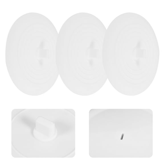 MERRYHAPY 3-Piece Silicone Tub Drain Plugs with Tight Seal for Bathtub, Kitchen Sink, and Bathroom Drain