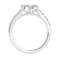 thumbnail image 6 of Mauli Jewels Engagement Rings for Women 3/4 Carat Two Stone Diamond Ring 4 Prong-Setting14K White Gold, 6 of 6