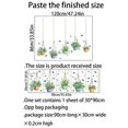 thumbnail image 4 of Conjunto de pegatinas de pared ZHCH plantas en macetas mariposas autoadhesivas, 4 of 4