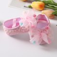 thumbnail image 5 of Baby Girls Soft Sole Net Yarn Toddler Walking Shoes Bowknot Princess Shoes Headband Set, 5 of 5