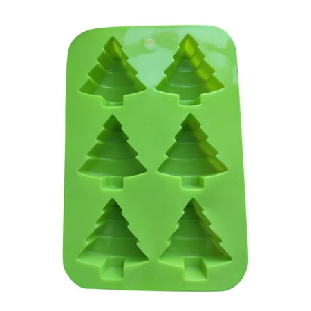 

Baking Supplies Kitchen Gadgets Christmas Tree Chocolate Baking Silicone Model Cake Candy Handmade Model 1PC