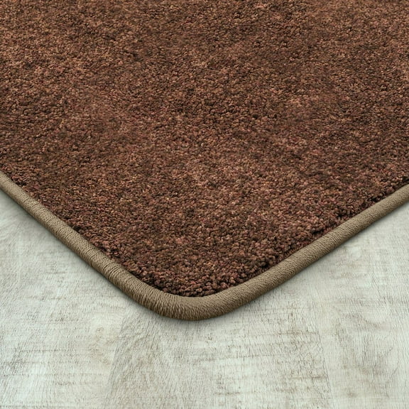 Joy Carpets Kid Essentials Endurance 12' x 15' Area Rug in Color Brown